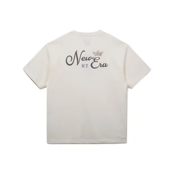 New Era T Shirts Unisex Ivory White
