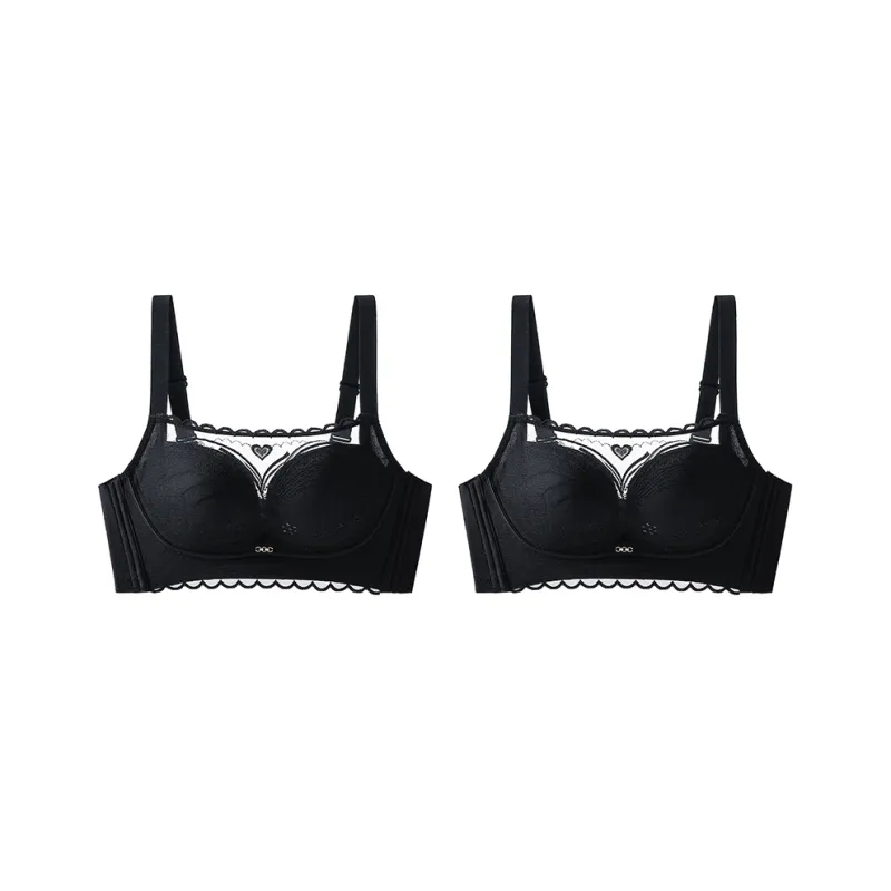 MADALLO Bra Women's 2 Pack Pink Purple-6