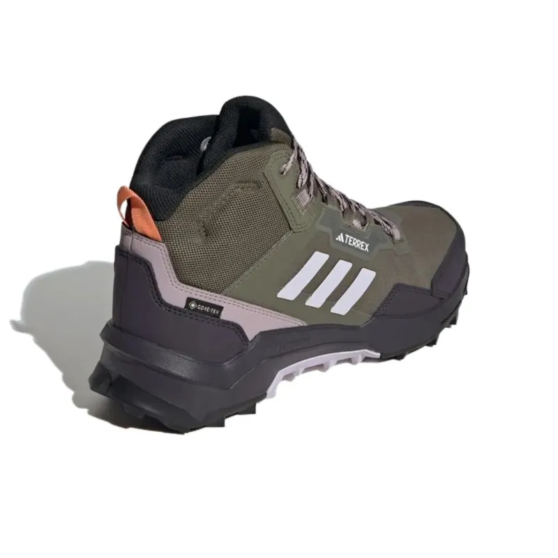 Adidas Terrex AX4 Gore Tex Olive Strata Silver Dawn Preloved Fig Women's-2