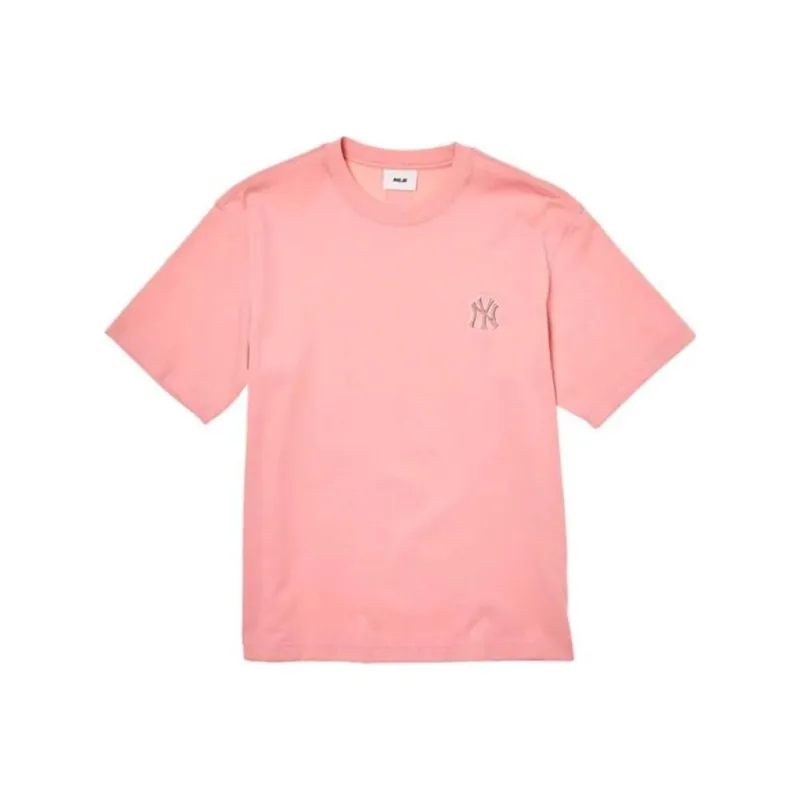 MLB New York Yankees T Shirt Unisex Pink-0