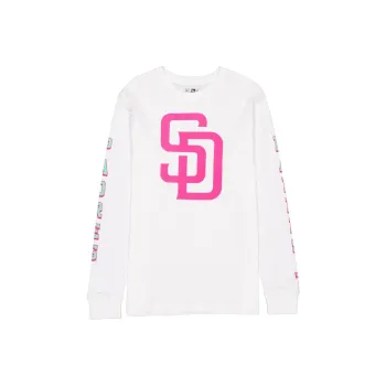 New Era SS24 San Diego Padres T-Shirt Unisex White