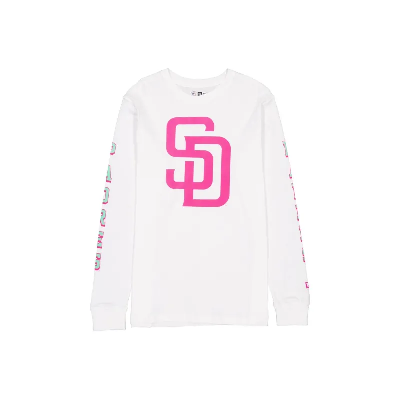 New Era SS24 San Diego Padres T-Shirt Unisex White-0