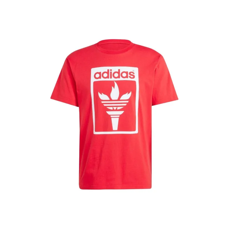 Adidas Originals T Shirt Men's Red-0