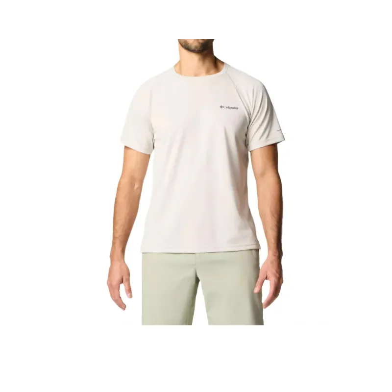 Columbia Alpine Chill Pro Omni-Shade Omni-Freeze Omni-Wick T-Shirt Men's Beige-0