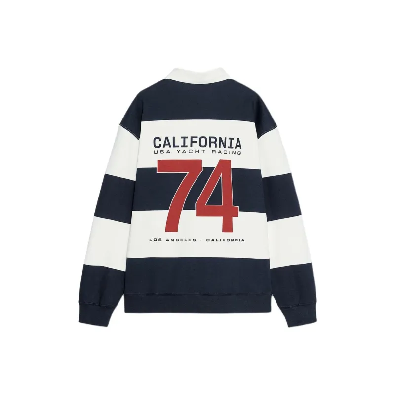 ZARA Polo Shirt Women's Stripes-1