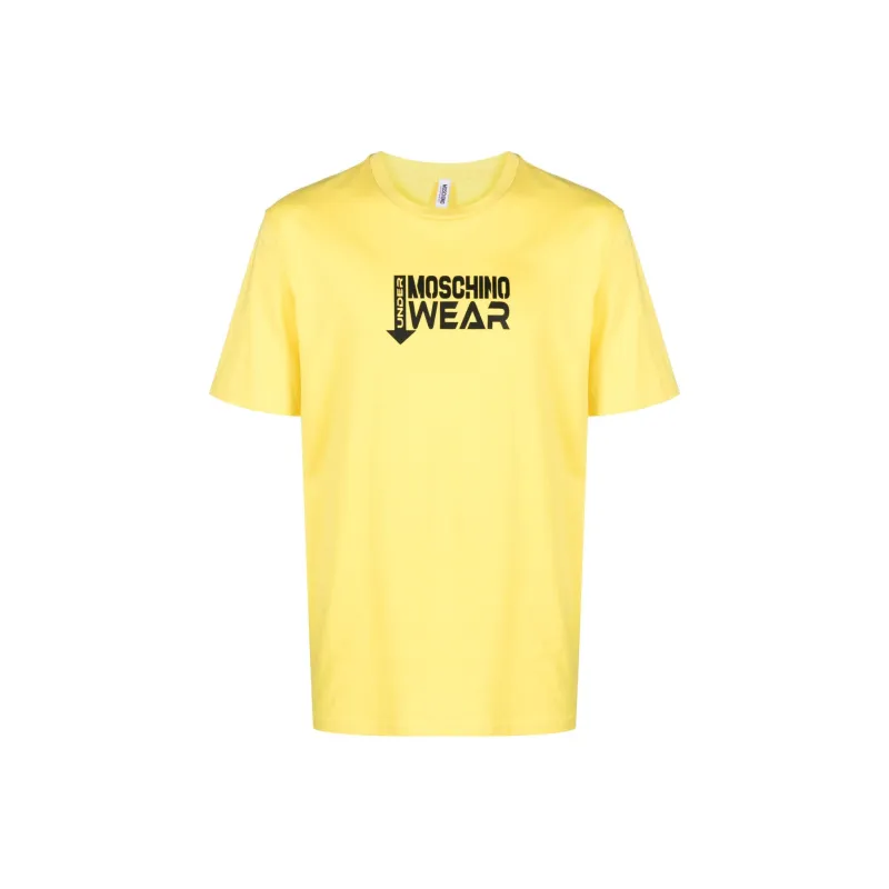 MOSCHINO T Shirt Men's Canary Yellow-0