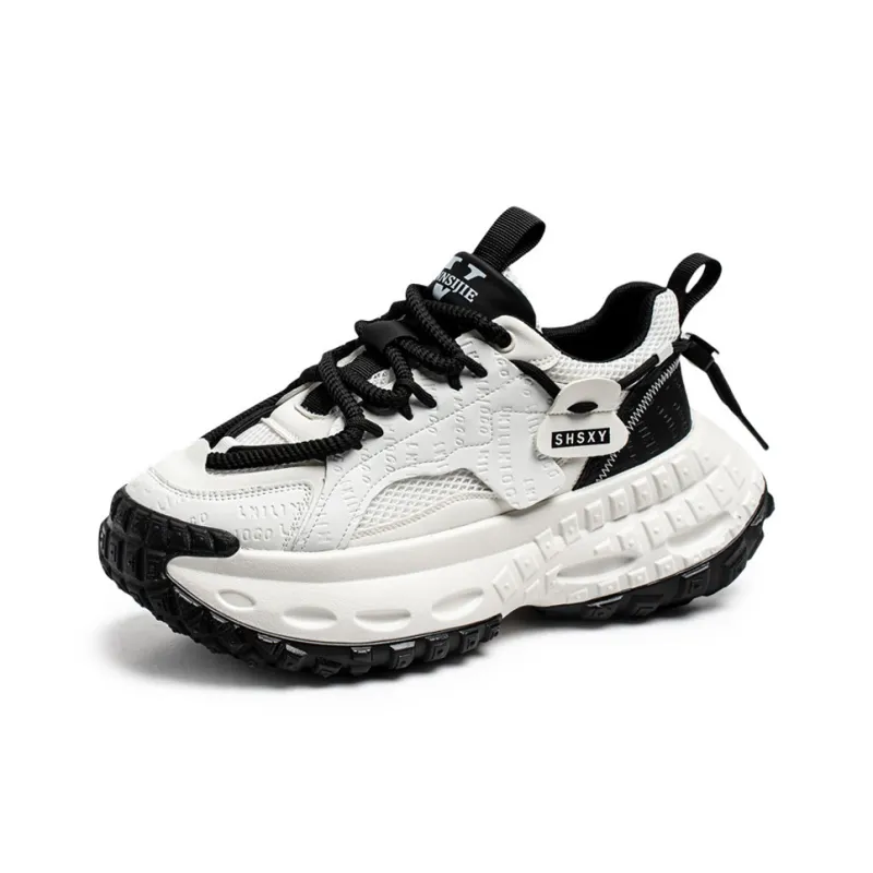 ROBINHOOD Cushioning Anti Slip Wear Resistant Support Impact Resistant Low Top Chunky Sneakers Men's-2