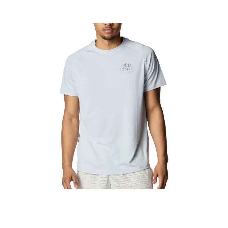 Under Armour Tech Curry T Shirt Men's Halo Gray-0