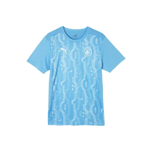 PUMA Manchester City Football Club T-Shirt Men's Light Blue