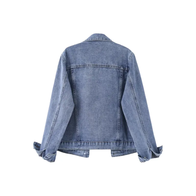 Ning Cai Yuer Jackets Coats Women's Blue-1