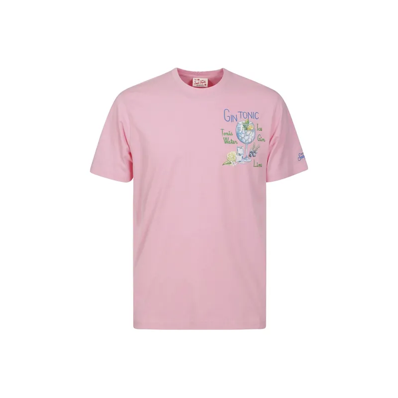 MC2 Saint Barth Gin Tonic Embroidered Crewneck T-Shirt-0