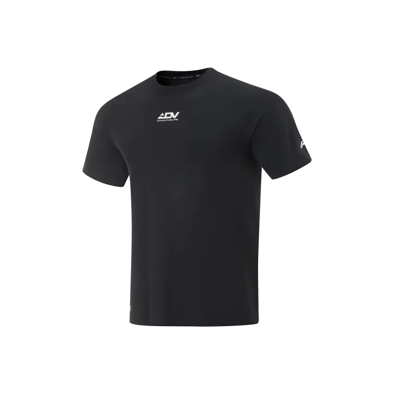 LiNing Running Collection T-Shirt Men's Black/Small Pattern-0