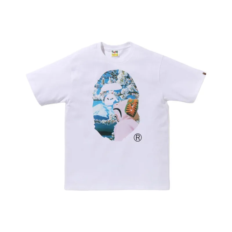 Bape Sakura Ape Head Photo I Tee-2