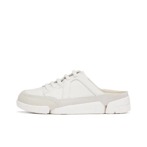 Clarks Slip Resistant Closed Toe Slippers Women's White