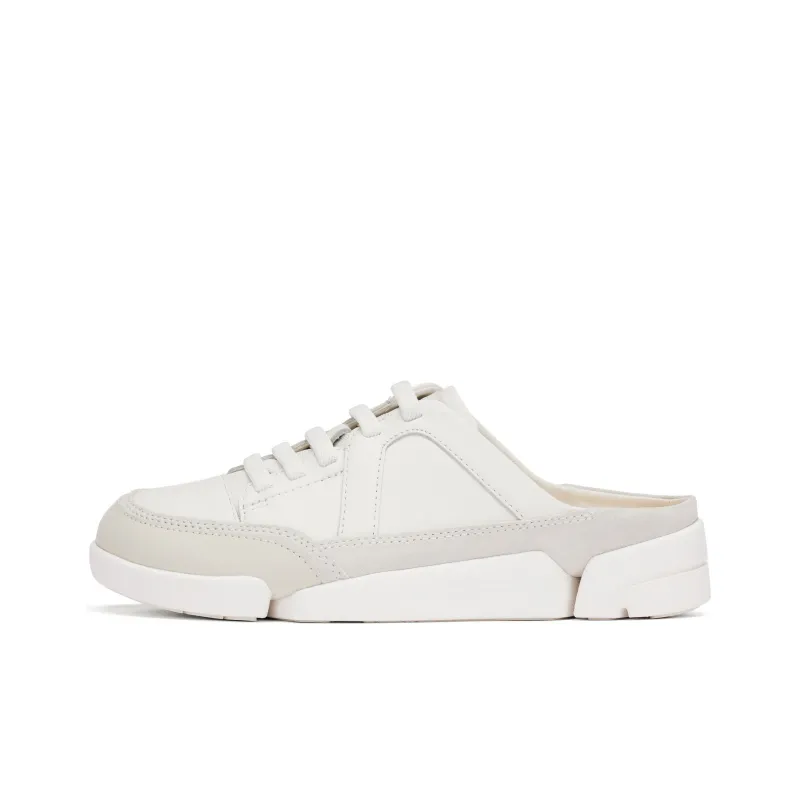 Clarks Slip Resistant Closed Toe Slippers Women's White-0