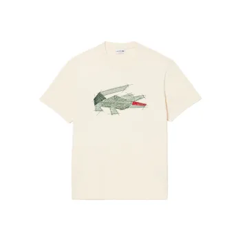 LACOSTE Logo embroidered T shirt