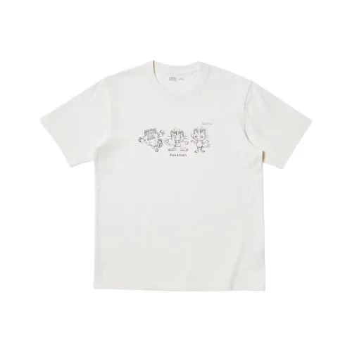 Pokemon X UNIQLO Pokémon Collaboration T Shirts Men White