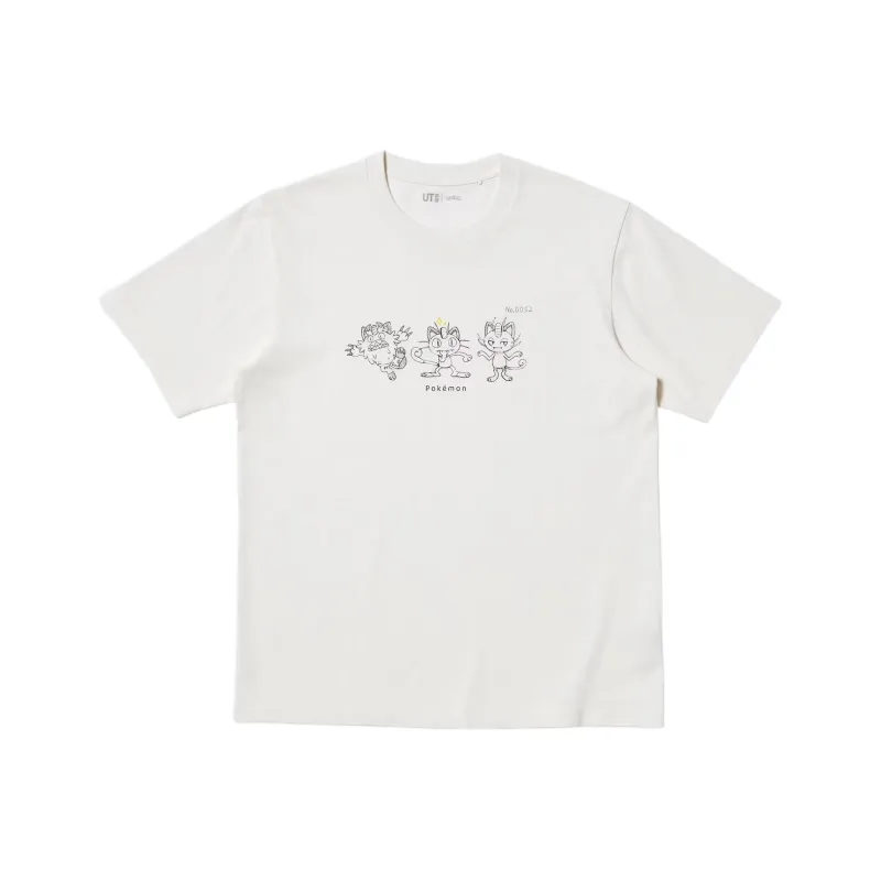 Pokemon X UNIQLO Pokémon Collaboration T Shirts Men White-0