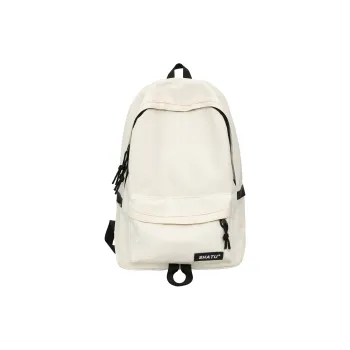LUVISTRUE Nylon Backpack Unisex White/Black/Pink/Blue