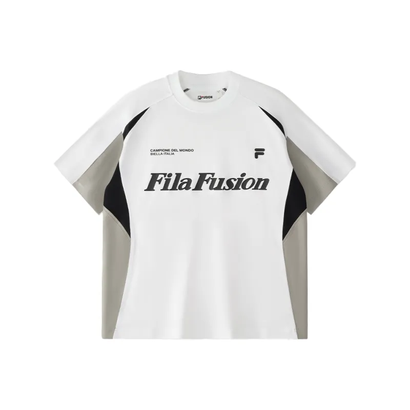 FILA FUSION LIFEFOB T Shirt Unisex Standard White-0
