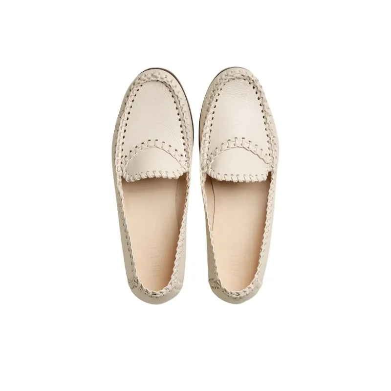 Hereu Sastre Casual Single Shoes Women's Beige-3