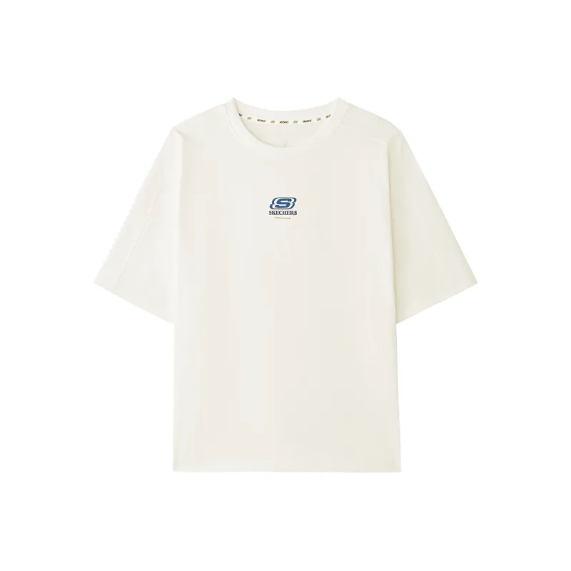 Skechers New Year T-Shirt Unisex Pure White-0