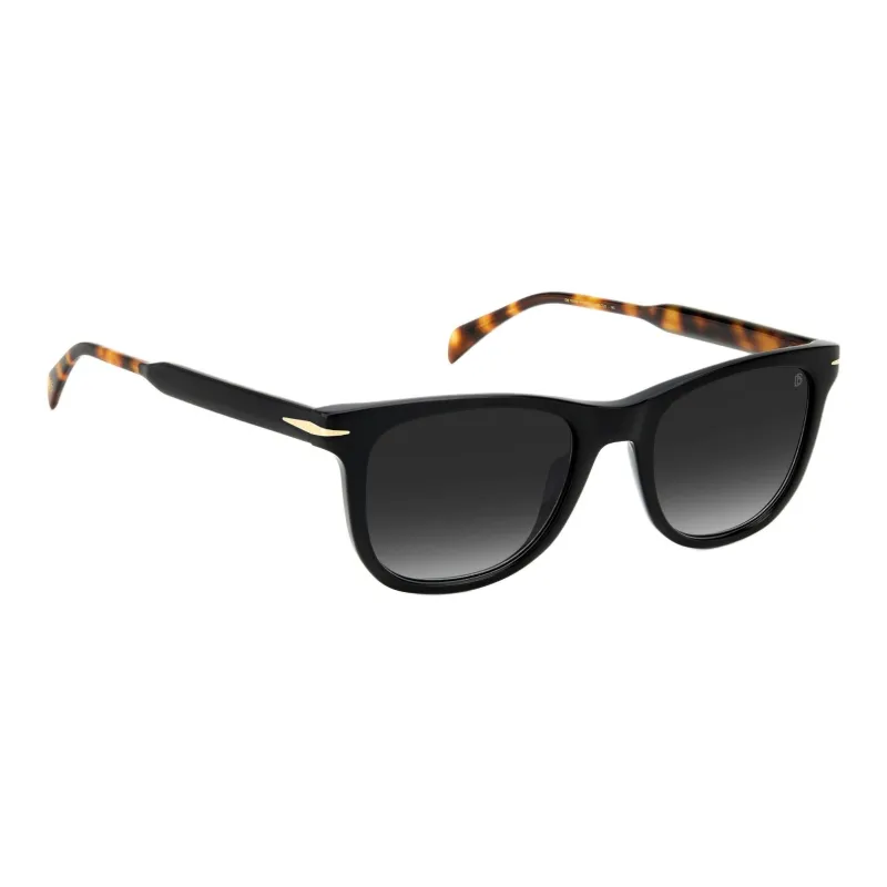 David Beckham Plastic Square Sunglasses Men's Tortoiseshell-2