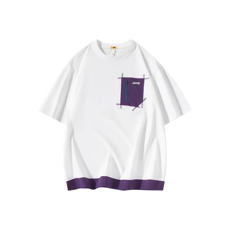 Jeep T Shirts Unisex White-0