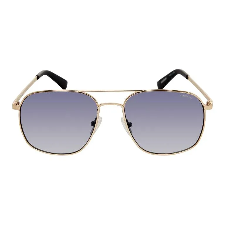 KENNETH COLE Metal Aviator Sunglasses Men's Gold-1