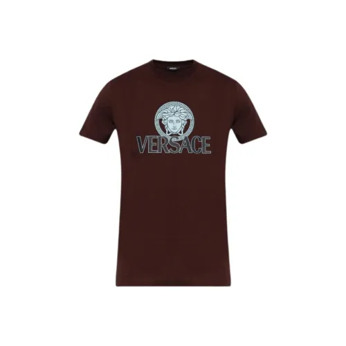 VERSACE Medusa Head Printed Crewneck T Shirt