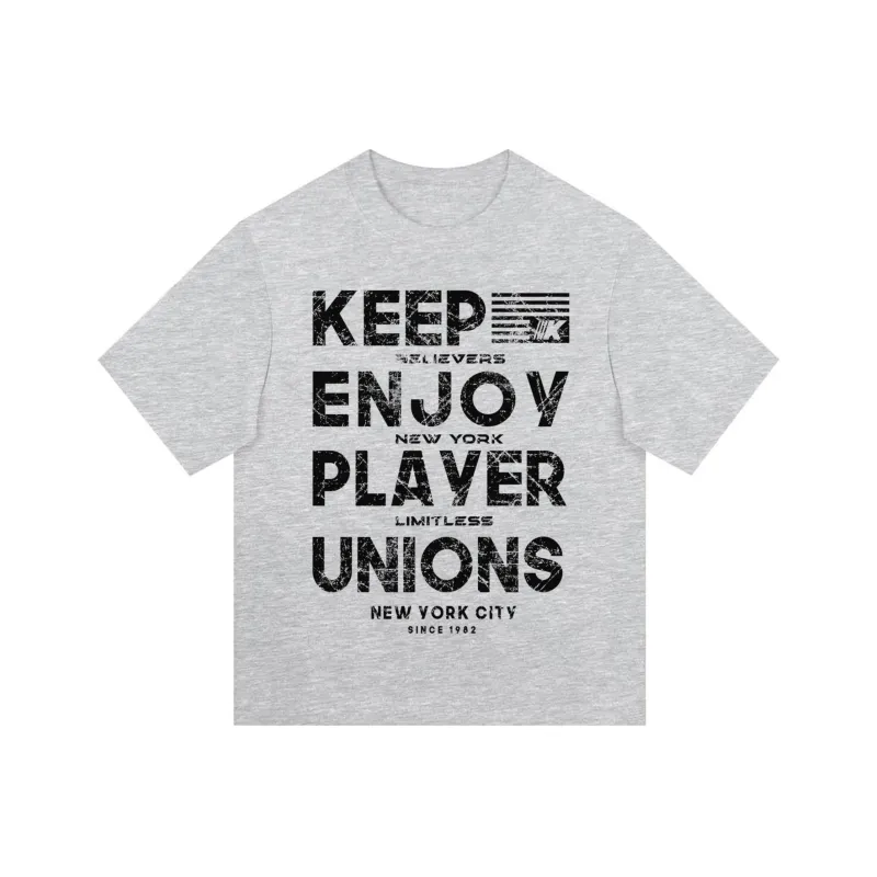 Kepu T-Shirt Unisex Black Print White-6