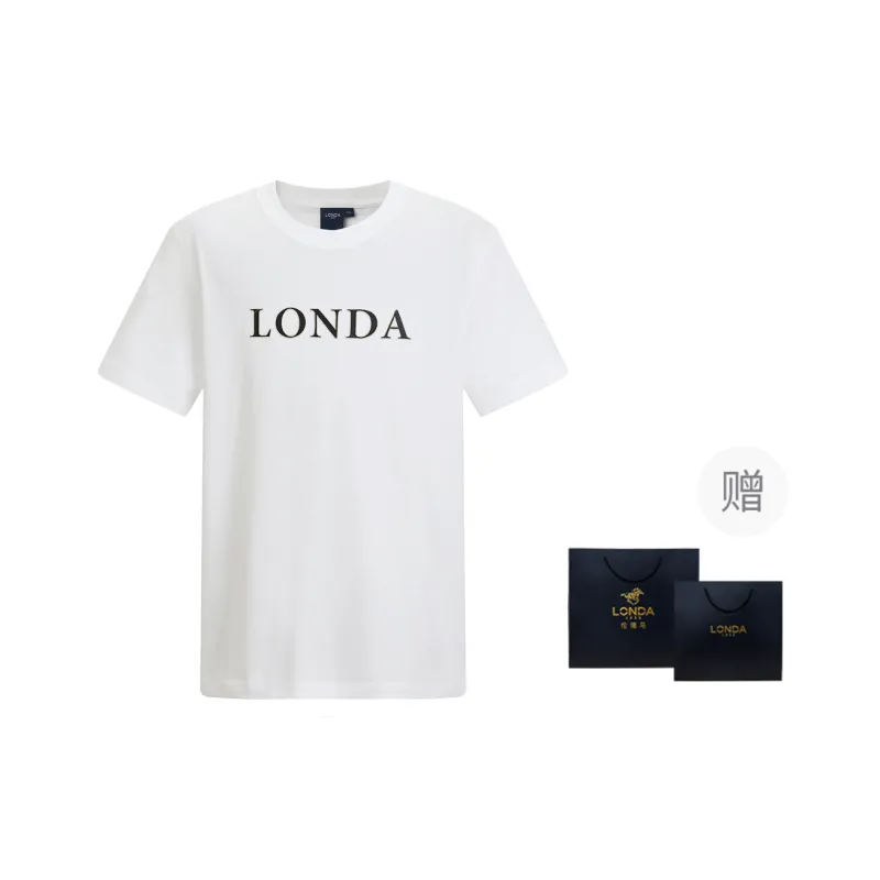 LONDA 1958 T Shirts Men White 01 Shopping Bag Included-0
