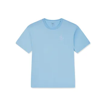 QIAODAN T Shirt Unisex Sunny Mountain Blue