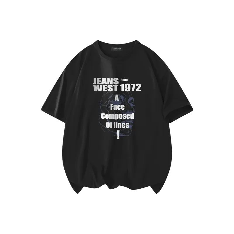 JEANSWEST T Shirt Unisex Dark Blue-2
