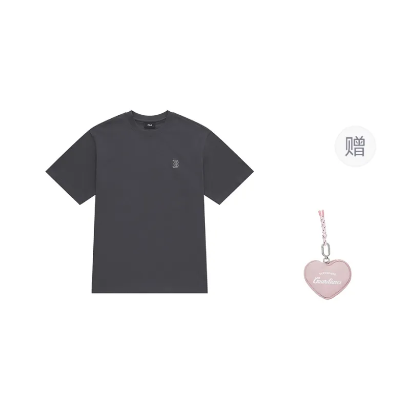 MLB Boston Red Sox Basic Collection SS25 T Shirt Unisex Charcoal Gray-2