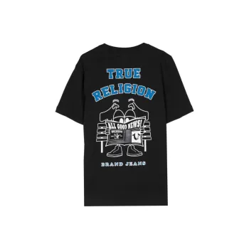 TRUE RELIGION SS24 T Shirt Men's Black