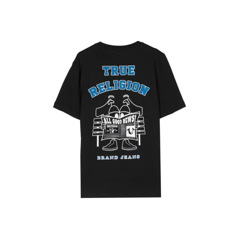 TRUE RELIGION SS24 T Shirt Men's Black-0