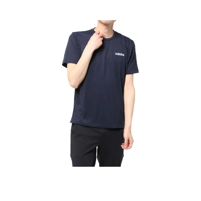 Adidas D2M T Shirt Men's Marine Blue-0