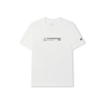 FILA Short Sleeved T Shirts Men's Cloud White