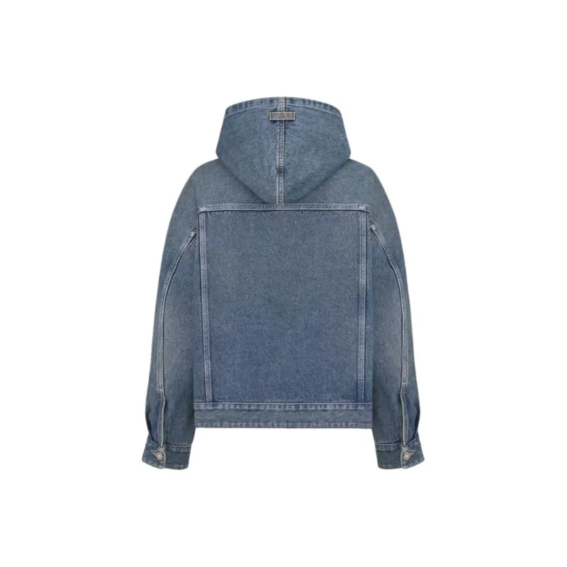 DIOR Denim Jackets Women's Blue-1