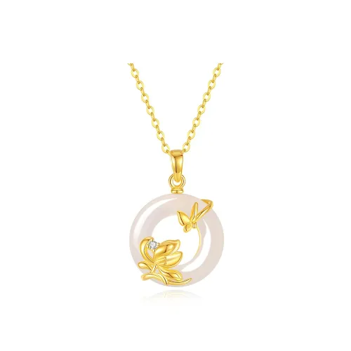 YINCHIE 999 Fine Silver Necklaces Women's