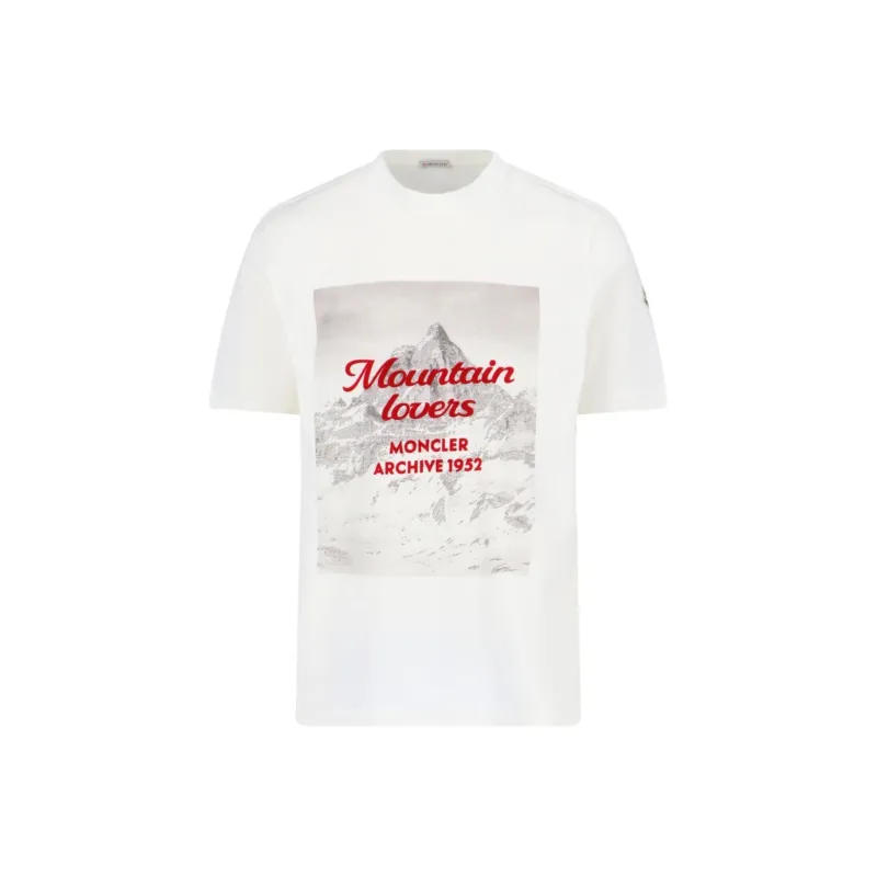 Moncler 1952 Printed Crewneck T Shirt-0