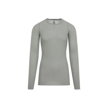 RICK OWENS Long Sleeved Ribbed T Shirt