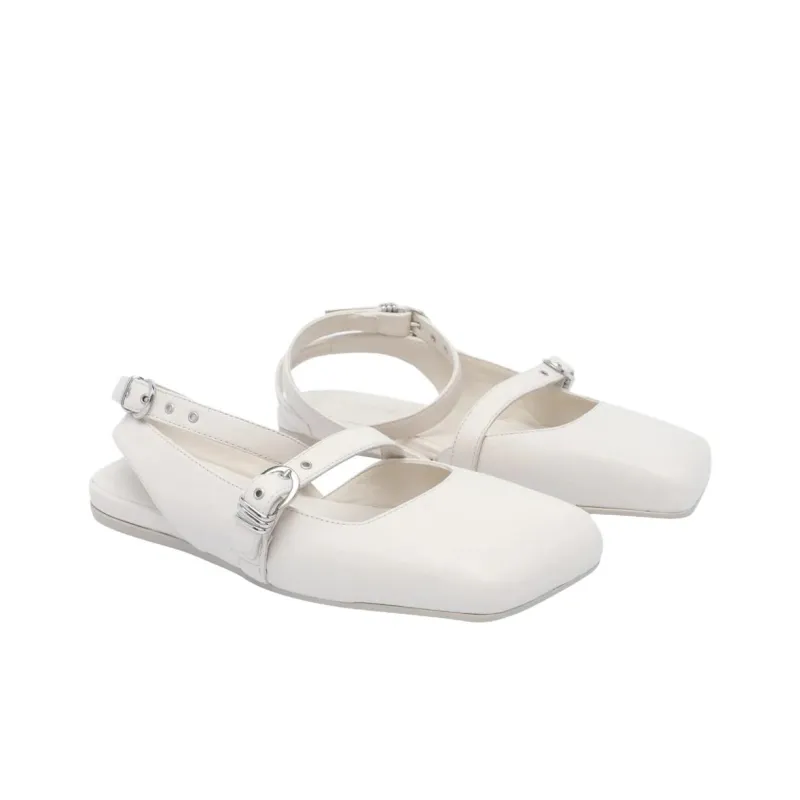 Vic Matie Casual Single Shoes Women's Ivory White-2