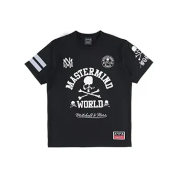 Mitchell & Ness x MASTERMIND WORLD FW24 T Shirt Unisex Black