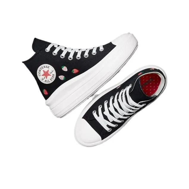 Converse Women's Chuck Taylor All Star Move Platform High 'Embroidered Strawberries' Women's-3