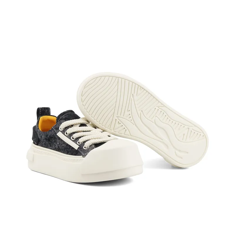 Daying Breathable Height Increase Low Top Canvas Shoes Men's-4