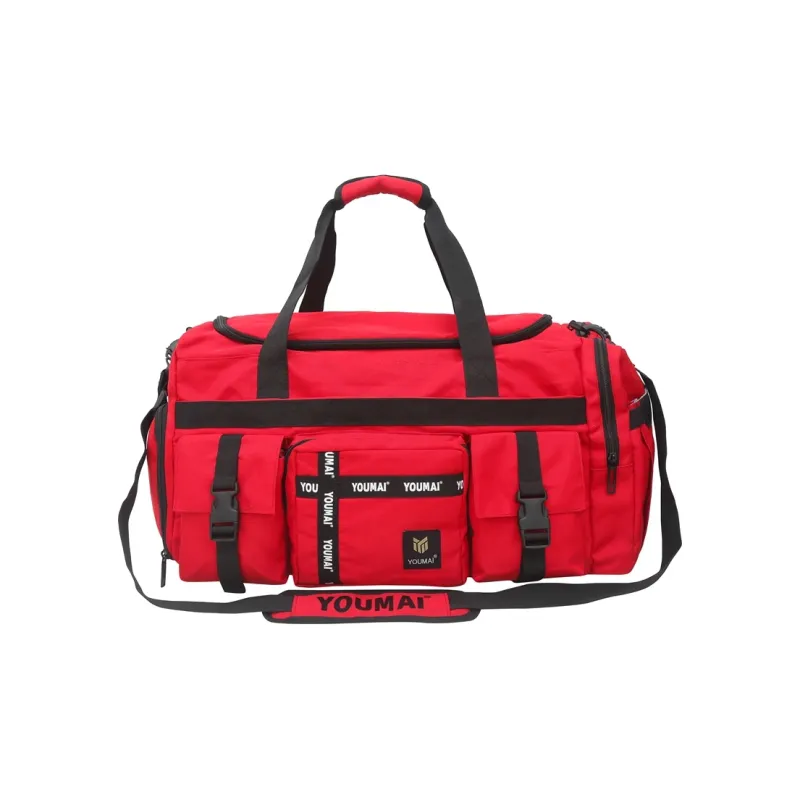 Deli Bear Oxford Gym Bag Large Size Unisex Multicolor-15