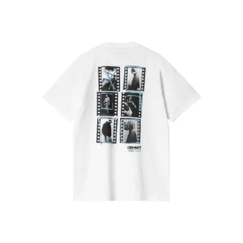 Carhartt WIP Contact Sheet Logo Printed Crewneck T Shirt