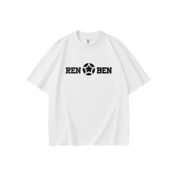 RENBEN Drop Shoulder Sleeve T Shirt Unisex